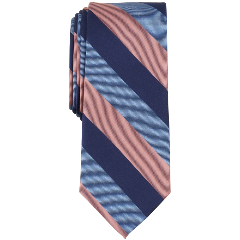 Bar III Men Dalton Stripe Tie Melon One Size